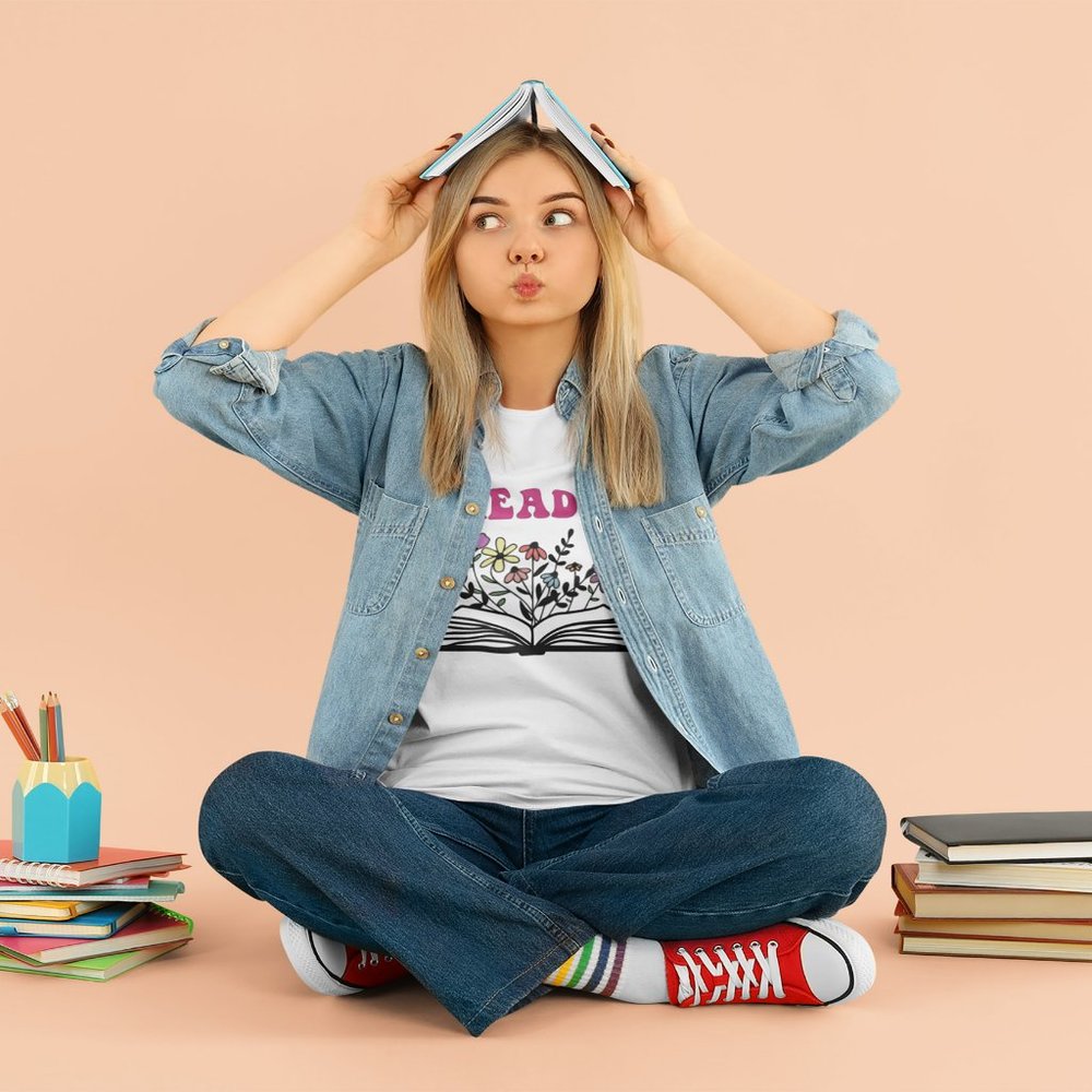 Freadom Literary Book Lovers Shirt - Picture 4 of 5